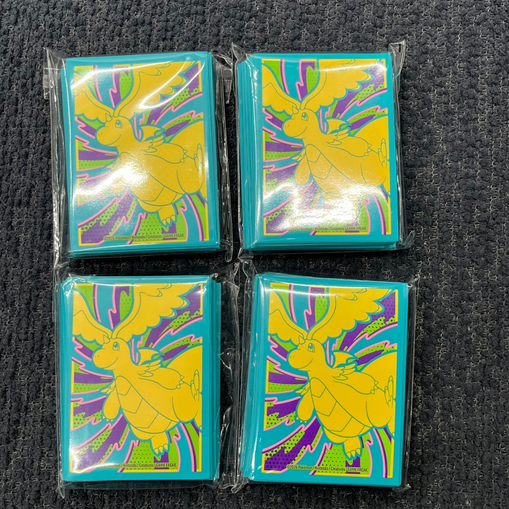Pokemon Ascended Heroes ETB Deck Sleeves Lot of 6 Packs of 65 (260 Total) NEW